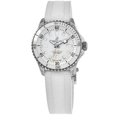 New Breitling Superocean Automatic 36 White Dial Unisex Watch A17377211A1S1