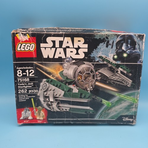 LEGO 75168 Star Wars Yoda's Jedi Starfighter New Sealed Retired Damaged Box
