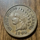 1906 Indian Head Cent Penny  Nice Details “Actual Coin Pictured"