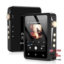 HiFi MP3 Player with Bluetooth 5.3, Lossless DSD High-Resolution Digital Black