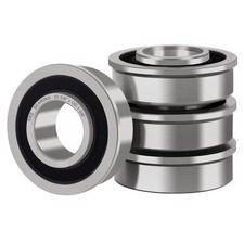 4 Pack Flanged Ball Bearing Id 5/8" X Od1-3/8" Lawn Mower Wheelbarrows Wheel NE