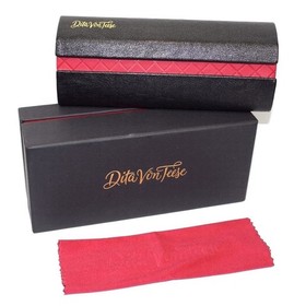 DITA Von Teese  Sunglasses Paramour A Black Red DVT-200-Red-Blk Grey Lens F/Ship