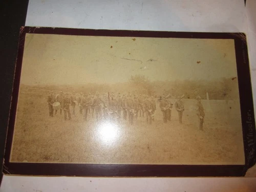 WW1 Vintage  military US ARMY GEORGE LEACHS BAND JUNCTION CITY KANSAS