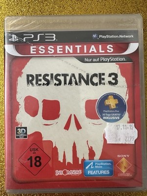 SONY PLAYSTATION 3 SPIEL RÉSISTANCE 3 ( NEU , AB 18 JAHRE  )  ZU VERKAUFEN .