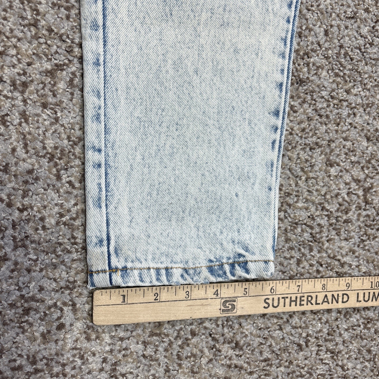 Vintage Pepe Jeans High Waist Button Original Betty Womens 22/13 Fits 28 X 32 - View 13