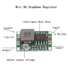 3A MINI DC-DC STEP DOWN CONVERTER VOLT REGULATOR 5V-23V TO 3.3V 6V 9V 12V;