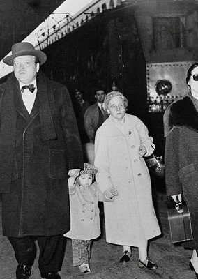 Actor producer director Orson Welles who seems have assumed gigant- Old Photo