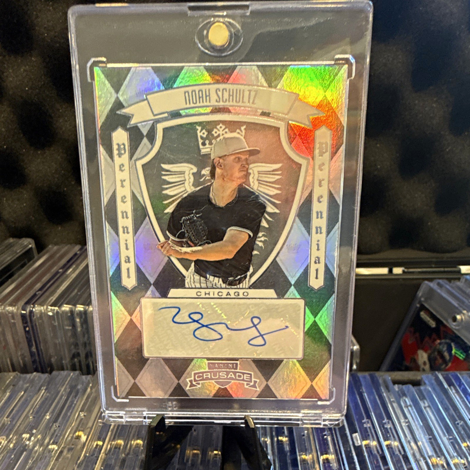 Panini 2025 Crusade Perennial Prospect Signatures Noah Schultz Auto RC #PPS-NSZ