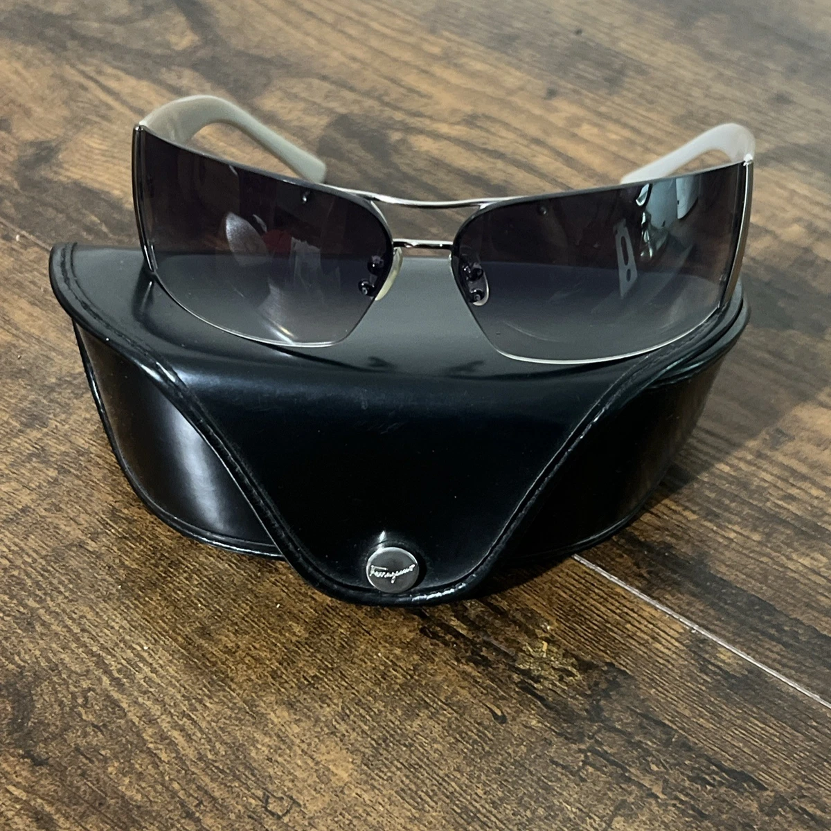 Salvatore Ferragamo White Sunglasses for Women for sale | eBay