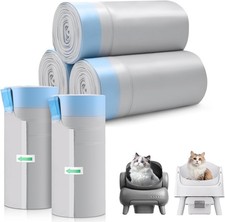 150 Count Automatic Cat Litter Box Bags Compatible with Petpivot Autoscooper