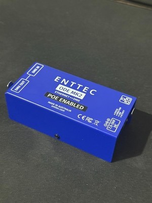 Enttec ODE MK2 POE ENABLED DMX Ethernet Node Interface