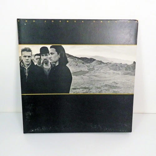 U2 The Joshua Tree Original 1987 LP Vinyl Record w Insert Poster Gatefold