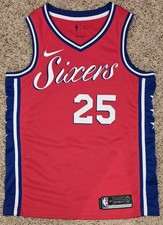 Ben Simmons Philadelphia 76ers Nike Swingman Jersey Adult Men's Size 44 Medium