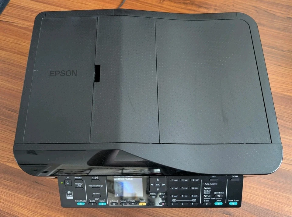 EPSON Workforce 635 All In One Printer Model C422A PARTS Only Prints Blank Page - Image 2 of 4