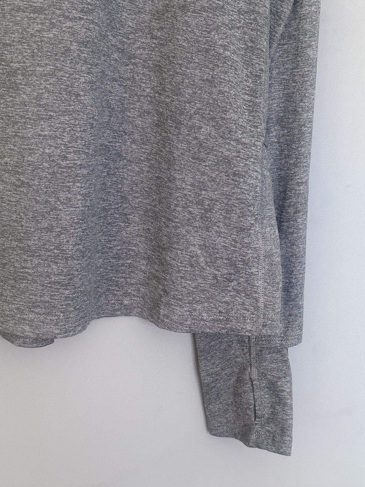 Nike Running Dri-Fit Grey 1/4 Zip Long Sleeve Top Women’s 1X Plus Size image 7