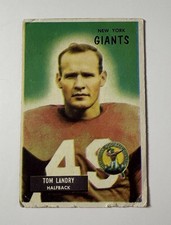 1955 Bowman #152 Tom Landry POOR*