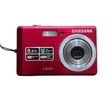 Samsung L830 Digital Camera Red NV Lens Face Recognition 6.3-18.9mm Zoom 2GB SD