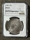 1882 Morgan Silver Dollar NGC MS63 🔥 BEAUTIFUL RAINBOW 🌈 Toning 🚀