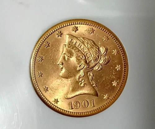 1901 S Liberty Gold Eagle $10 NGC MS64 PRE-1933 BU BRILLIANT UNC TEN DOLLAR COIN