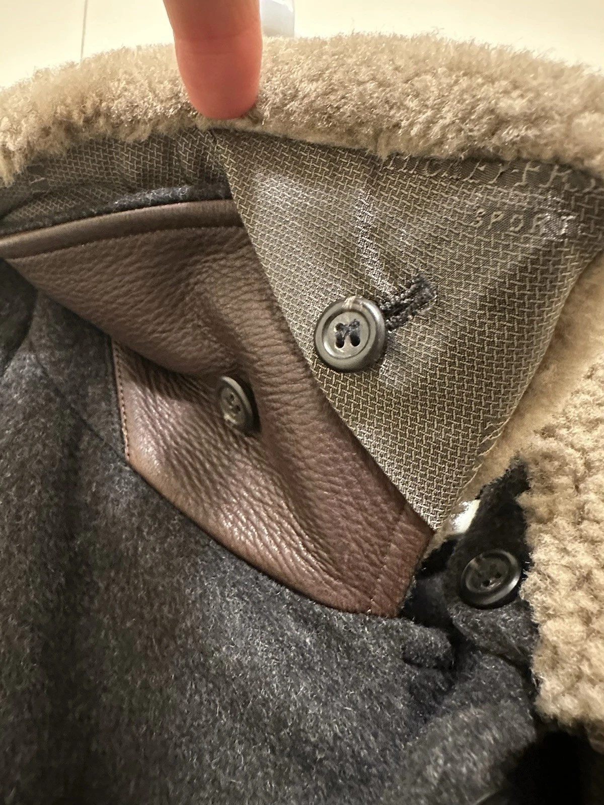 Hickey Freeman Charcoal Gray Wool Overcoat Size 42 image 10