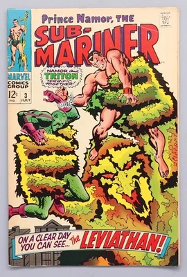 Prince Namor the Sub-Mariner #3 Superhelden Comic Heft Marvel englisch 1968 - Bild 1 von 4