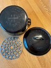 Griswold Cast Iron No. 9 Tite Top Self Basting Dutch Oven & Trivet - Restored