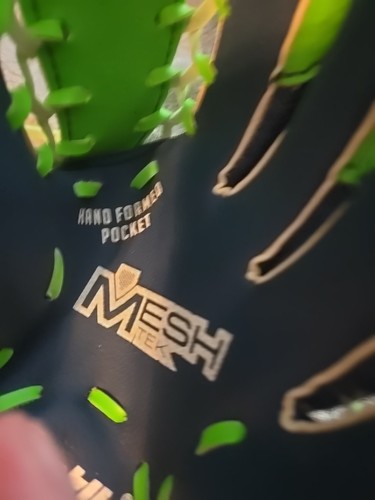 Franklin Sports 9.5'' Meshtek Baseball Glove Tee Ball Blue Green RHT - Picture 4 of 7
