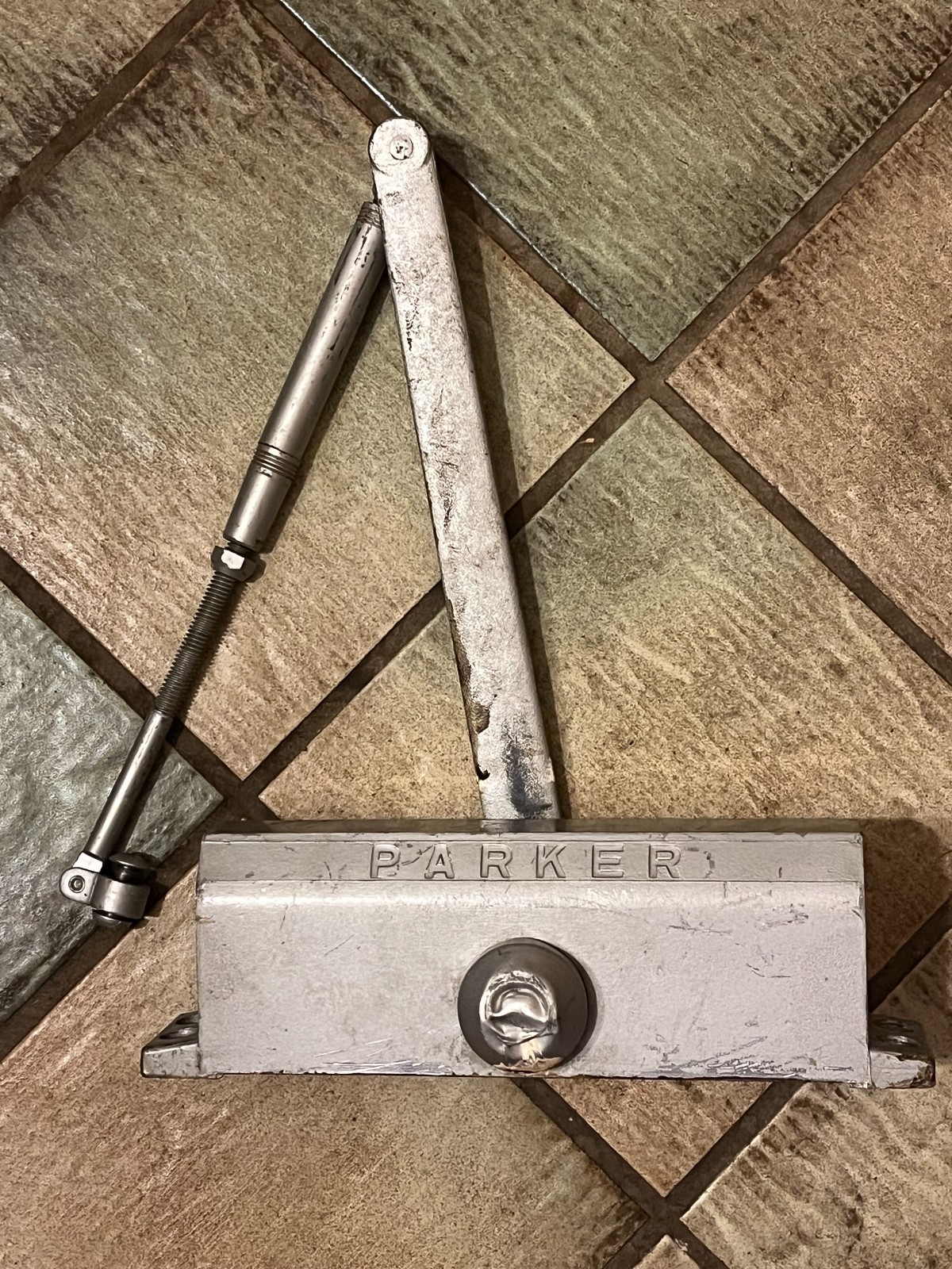 PARKER 534 Commercial Hydraulic Door Closer RH/LH Aluminum Finish