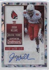 2016 Contenders Draft Picks Cracked Ice 5/23 Jordan Williams-Lambert Auto 1b30