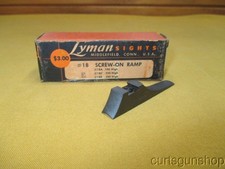 Vintage Lyman Sights No 18-e Screw On Ramp Rifle Front Sight