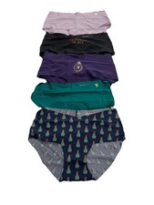 Victoria's Secret Women's 5-Pack Cotton Hiphugger Panties Size XS Multicolor