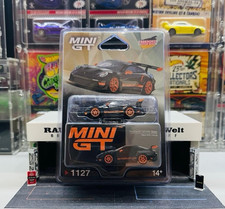 Mini GT 1127 Porsche 911 GT3 RS   Essen Motor Show 2025 Weissach Black Orange