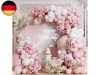 Aule Luftballon Girlande Rosa: 155 StüCk Pinke Matte Ballons Girlande Set Rosa