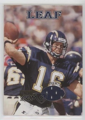 1998 Playoff Momentum SSD Team Threads Home Jerseys Ryan Leaf #16 Rookie RC 0rx8
