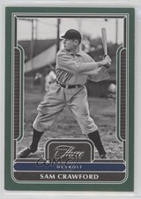 2023 Panini Three and Two Emerald 5/5 Sam Crawford #72 HOF 9b3