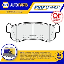 Brake Pads Set fits CHEVROLET LACETTI J200 1.6 Rear 2005 on Proformer New