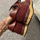 Valentino Garavani Rockrunner Leather Sneakers Burgundy Rubin Sz 9/41 Vintage — photo 4