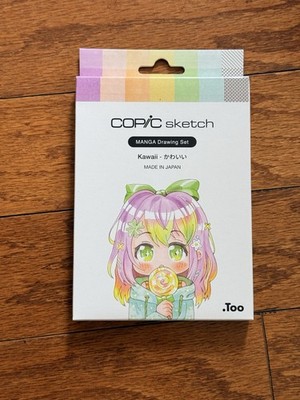 Copic Sketch Manga Drawing Set Kawaii Refillable Alcohol Markers Multicolor