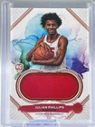 2024 Topps Motif NBA Julian Phillips Chicago Bulls RC Rookie Relic Card 5/25