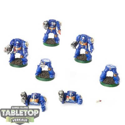 Space Marines - 5 x Terminator Squad (Classic) - bemalt