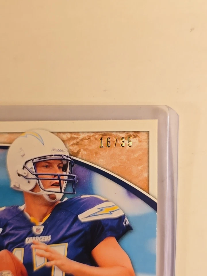 2009 Upper Deck Heroes Philip Rivers Orange #16/35 #64 San Diego Chargers Mint - Image 2 of 4