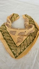 Printed Bandana Bohemian Style 100 Cotton Neck Scarf Boho Hand Block Print Soft