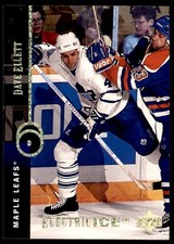 1994-95 UPPER DECK ELECTRIC ICE DAVE ELLETT TORONTO MAPLE LEAFS #67