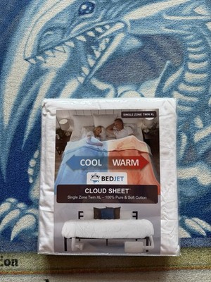 NEW BedJet Cloud Sheet Single Zone Twin XL 100% Cotton Cooling & Warming Climate