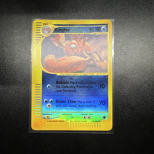 Kingler 015/165 Expedition Base Set Reverse Holo