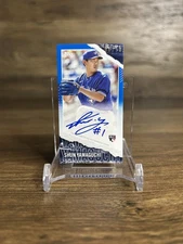 2020 Topps Rip Shun Yamaguchi Rookie RC Mini Blue Auto /10 #RIPAU-SY