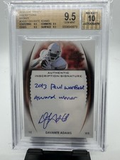 2014 Leaf Trinity Bronze Devante Adam’s Rc Auto BGS 9.5 #D1DA1 /35