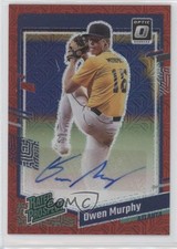 2023 Panini Donruss Red Mojo Prizm 27/49 Owen Murphy #RPS-OM Auto 4z8