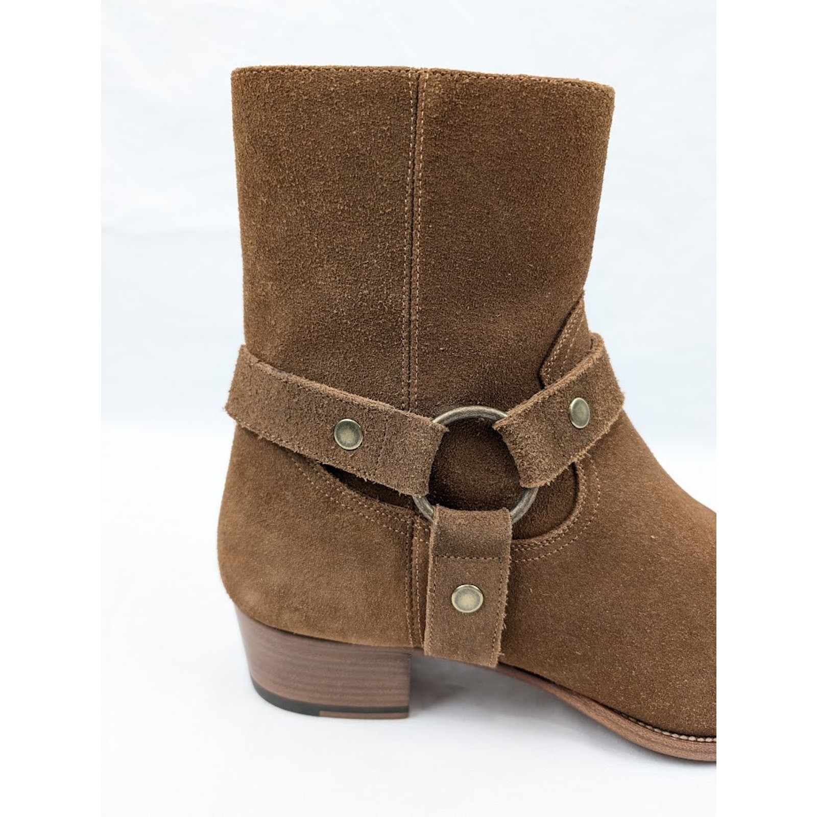 Stivali Saint Laurent Paris Wyatt 40 Harness in Camar Nuovi con etichette 44