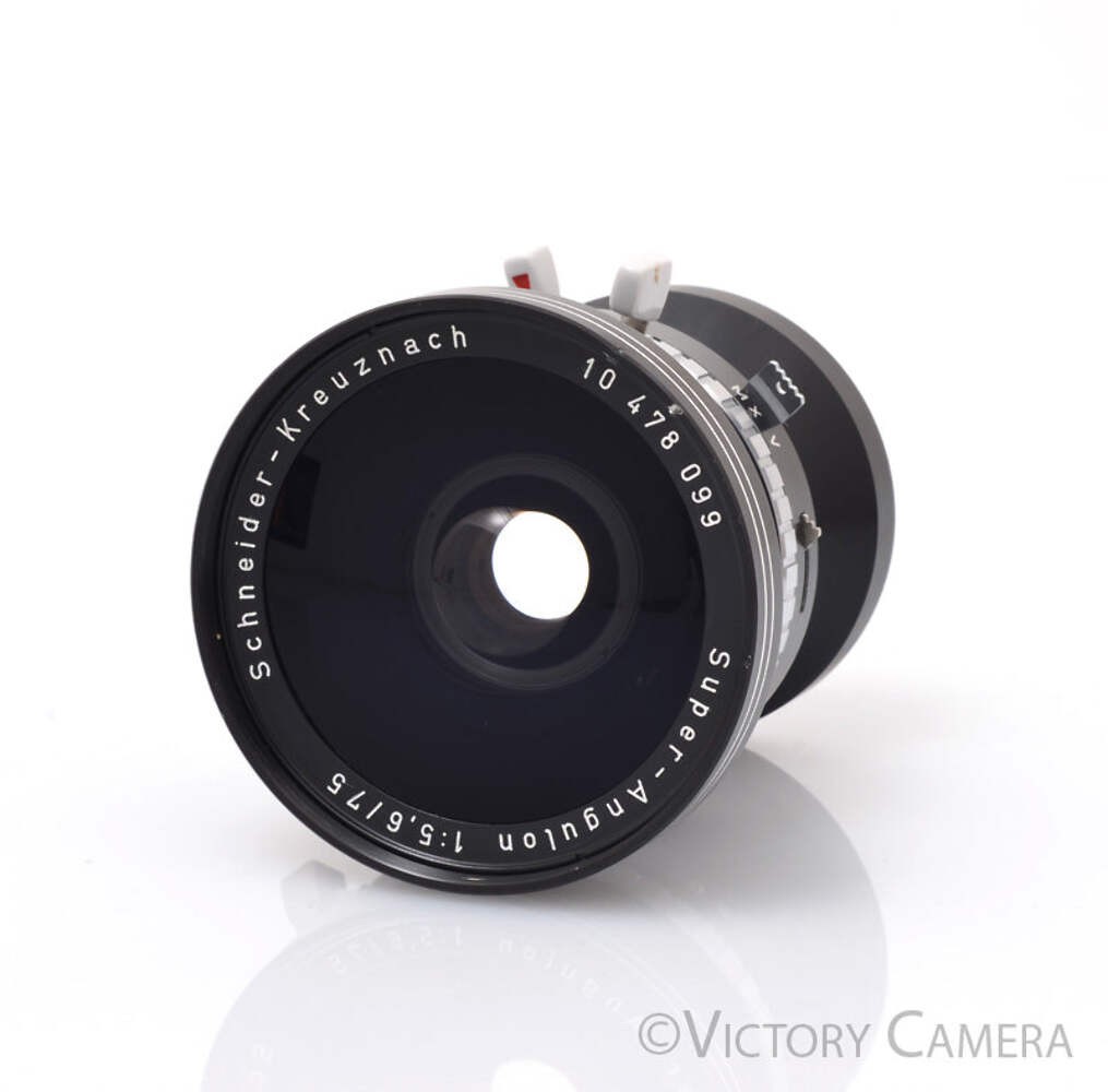 Schneider Super-Angulon 75mm f5.6 Wide Angle 4x5 Lens Compur